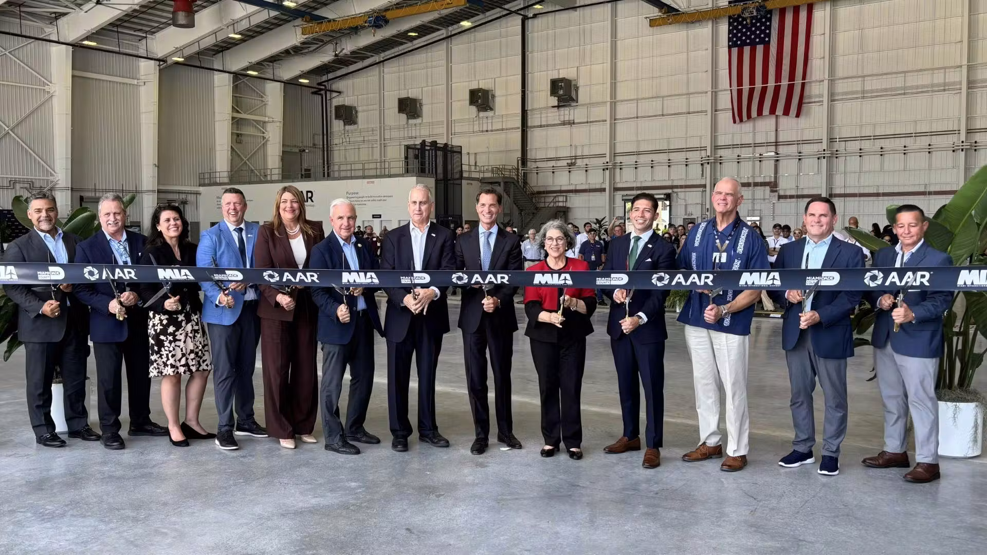 AAR leaders open new facility in Miami.