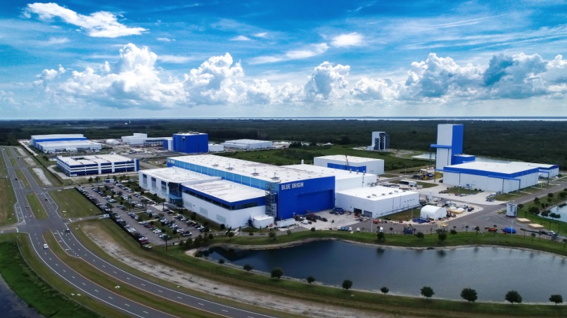 Blue Origin Space Coast campus overhead view
