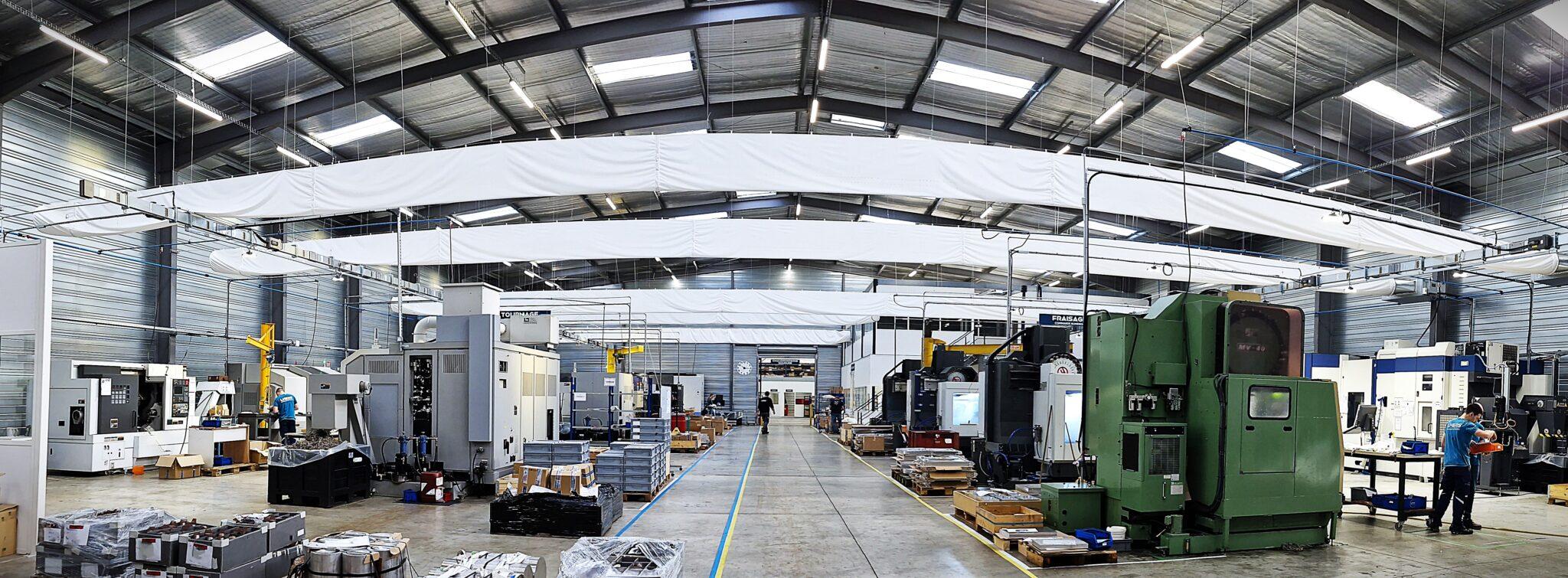 Inside of a machining facility